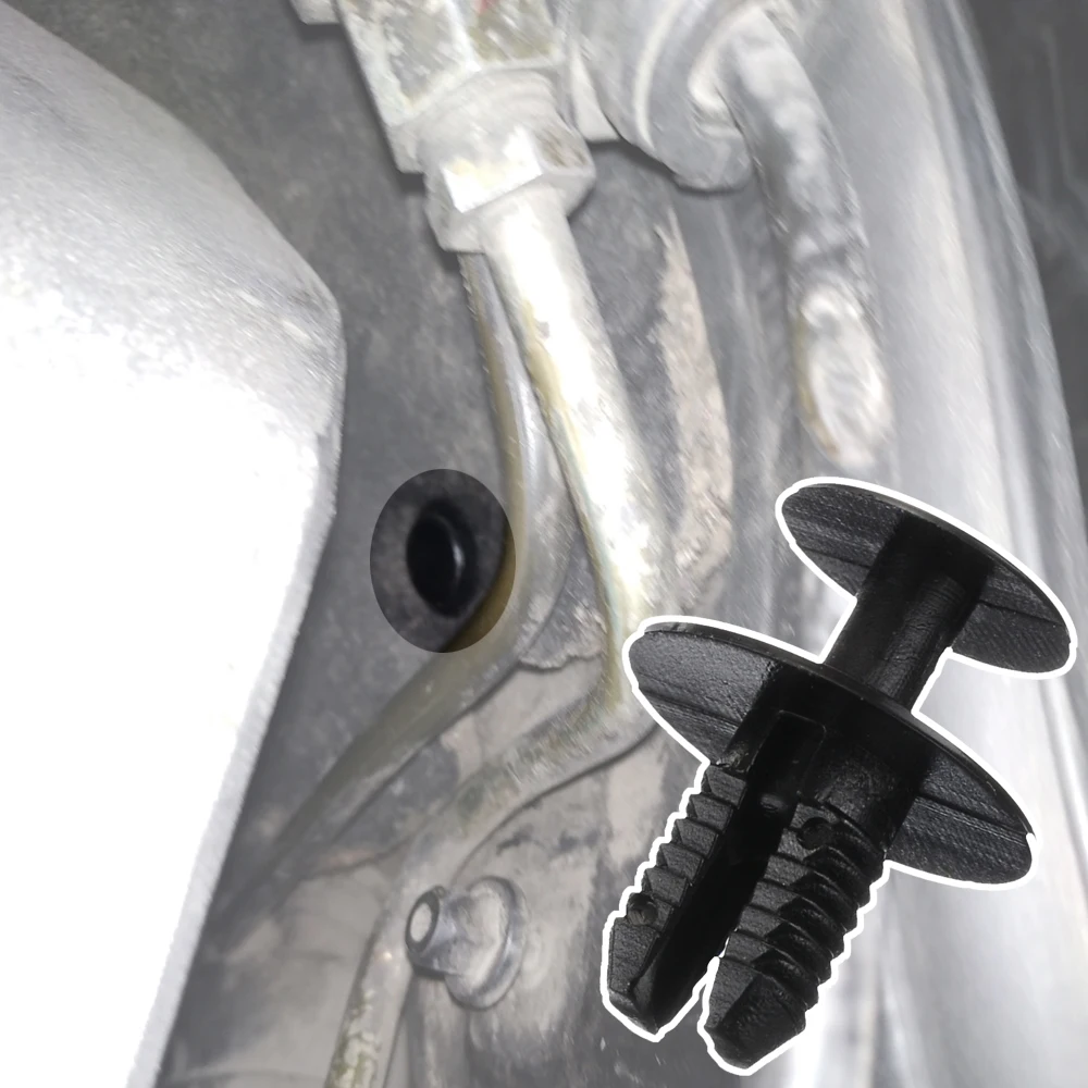 

10 шт. для BMW E87 E30 E92 F36 E34 E61 F07 F06 E38 E77 X6 F25 автомобильные решетки двигателя под лотком боковая юбка грязезащита заклепка зажим