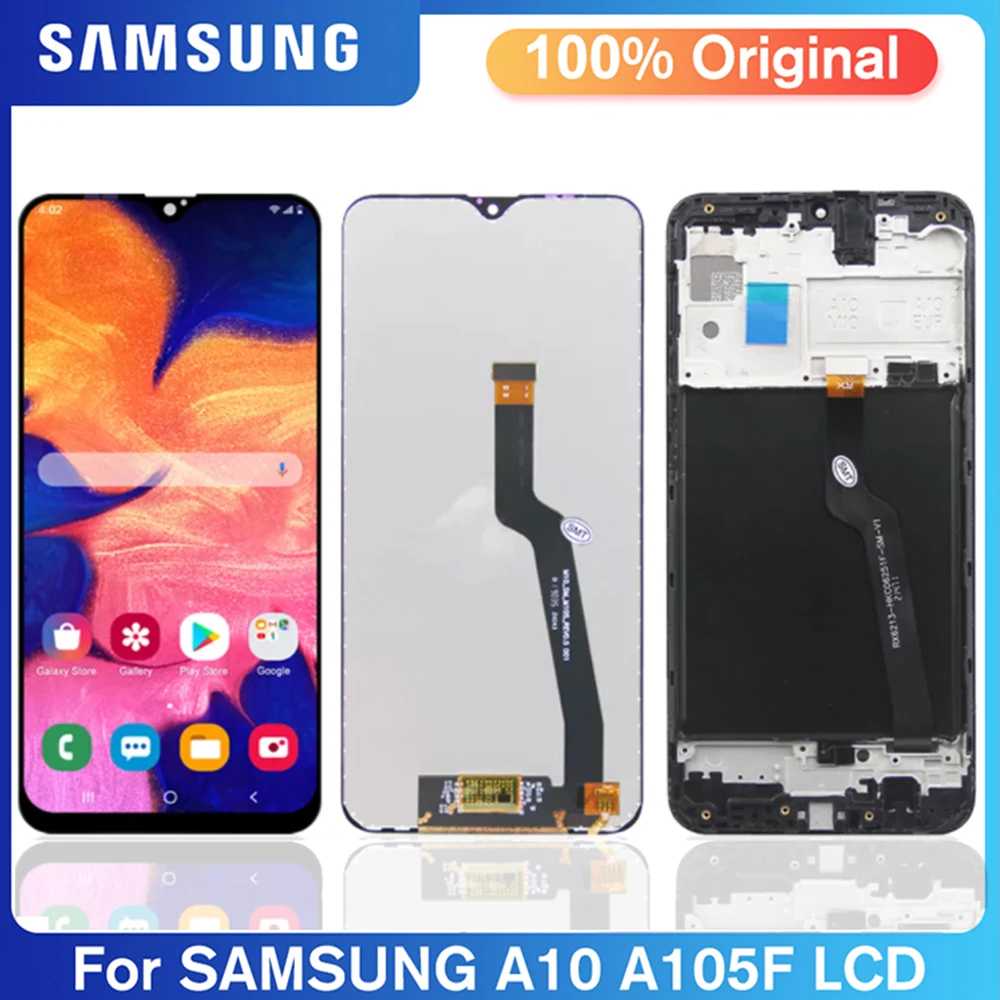 

6.2" Original DISPL For Samsung Galaxy A10 LCD Display Touch Screen Digitizer Assembly Replacement For A105F A105G A105M