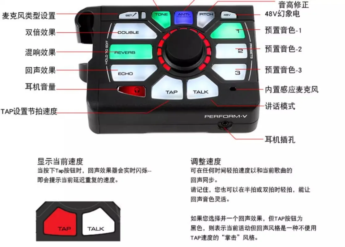 TC Helicon PERFORM-VG Ультра-простой процессор для вокальной акустической гитары с