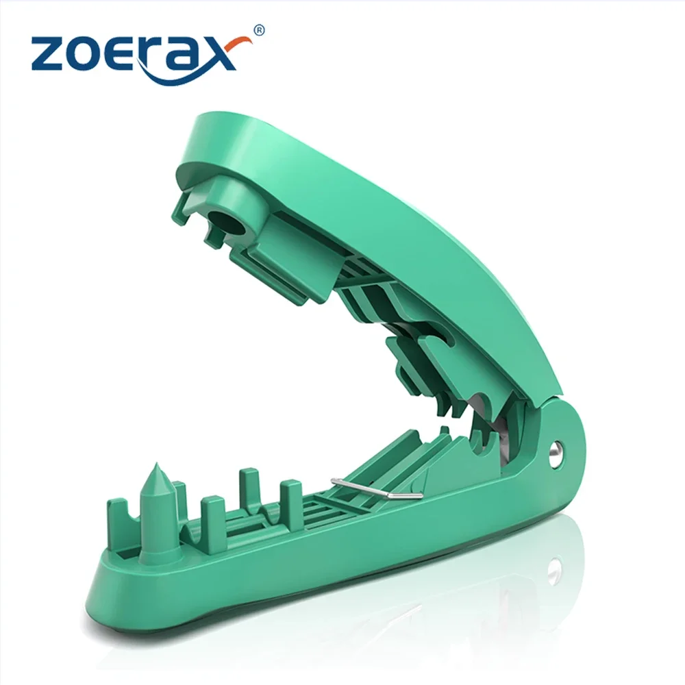 Фото Инструмент для зачистки проводов ZoeRax 4-в-1 RJ45 с функциями резки, зачистки, разъема и выпрямления проводов для кабелей STP/UTP. №1