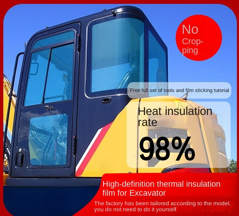 

Excavator coating Caterpillar cat e200/320/312/323/324/325/329c/b/d cab insulation film