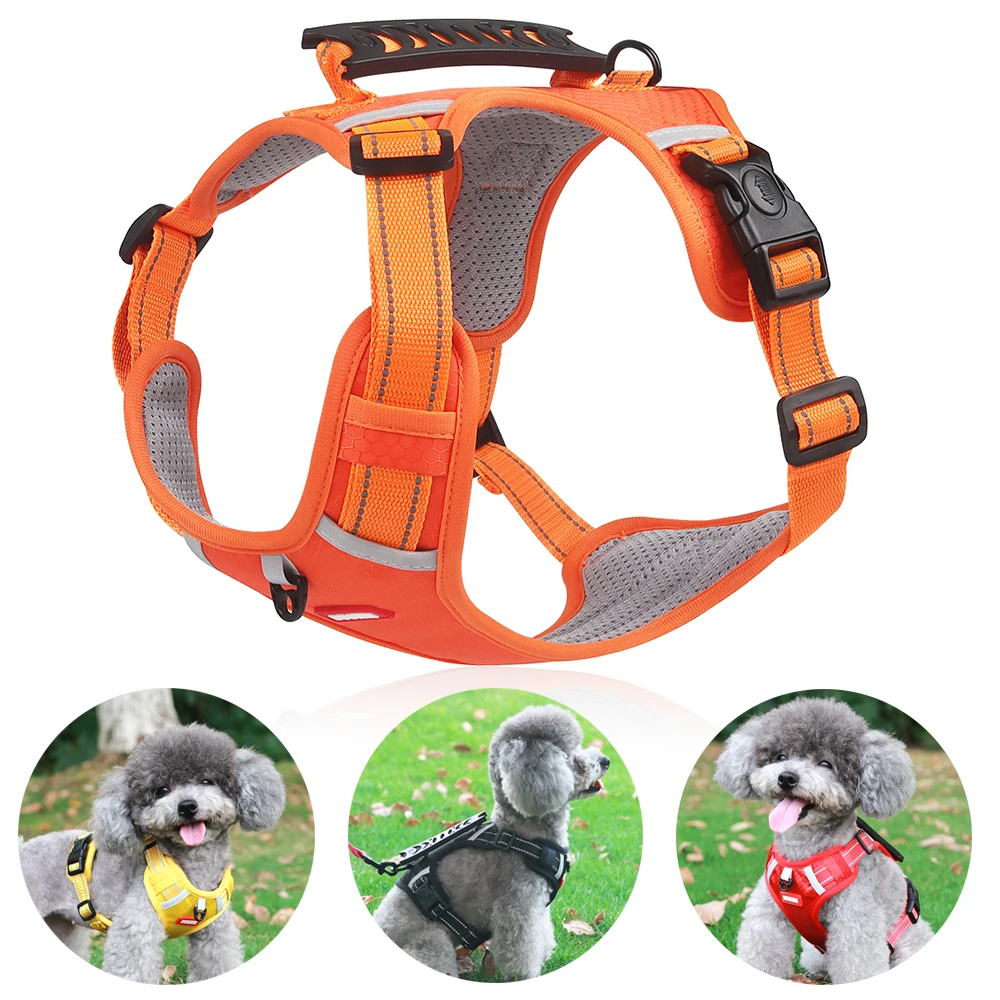 

Pet Dog Vest Harness For Small Big Dogs No Pull Reflective Durable Outdoor Chest Strap Puppy Chihuahua Yorkshire Poodle Supplies