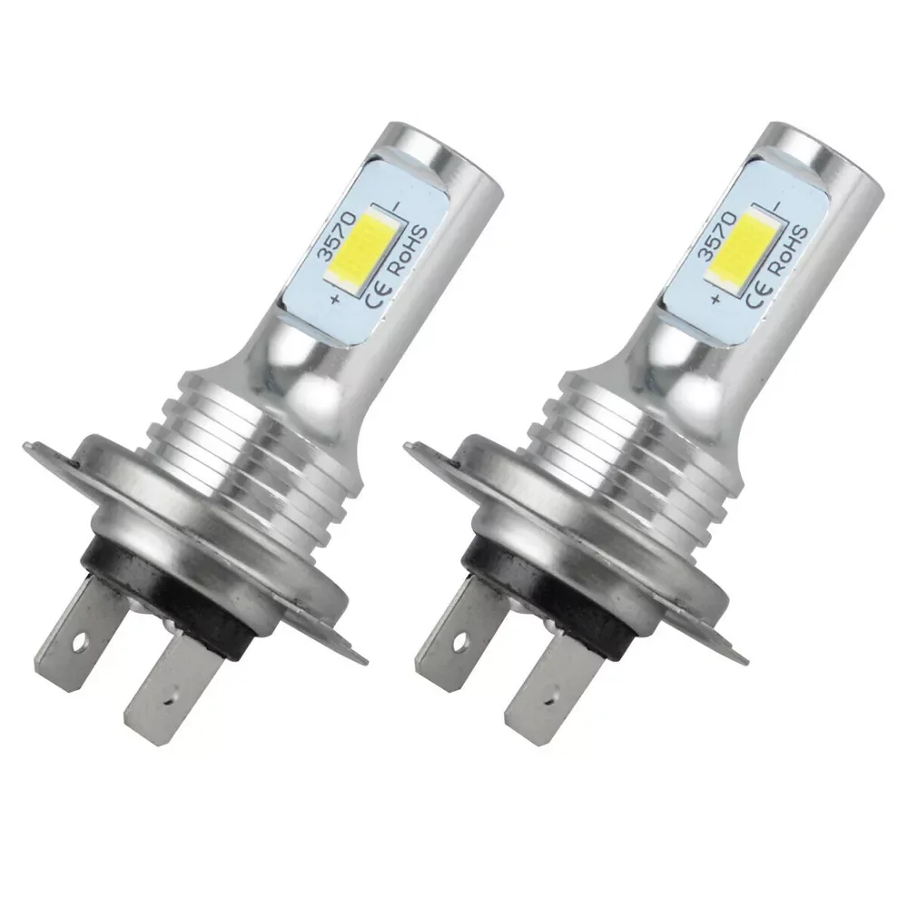 

Car accessories 2PCS H7 LED Headlight Bulbs Conversion Kit High Low Beam 80W 4000LM 6000K White Car Headlight Bulbs LED