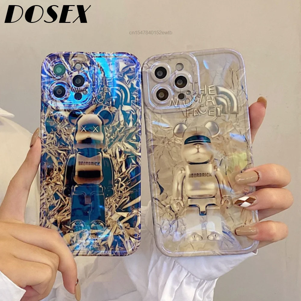 

New Marble Blu Ray Co Brand Luxury Protected Case Iphone 11 12 13 Pro Max X Xr Xs 8 7 Plus Case Cover Cool Design For Men Women