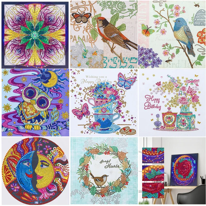 

Алмазная живопись 5D «сделай сам», особая форма, алмазная вышивка, цветок, дерево, стразы, Декор для дома