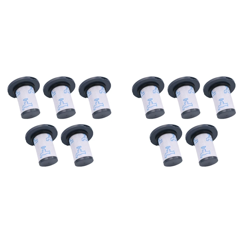 

10Pcs Washable Filter For Rowenta ZR009007 And Tefal X-Force Flex 14.60 11.6 Rod Vacuum Cleaners Parts Accessories