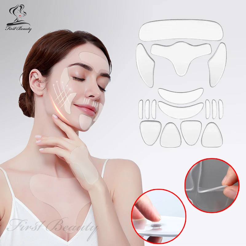 

Reusable Silicone Patches Anti Wrinkle Pads Silicone Rimpel Removal Sticker Face Forehead Neck Chest Eye Sticker Skin Care Patch