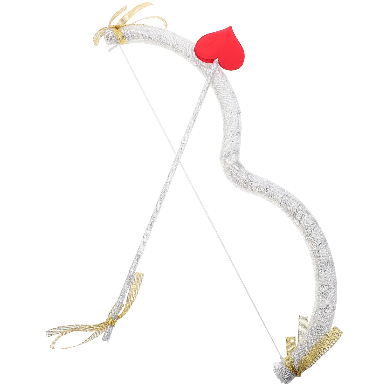 Cupid's Arrow Bow Silver Pink Costume Photo Prop Funny Foam Cosplay Coslay Miss