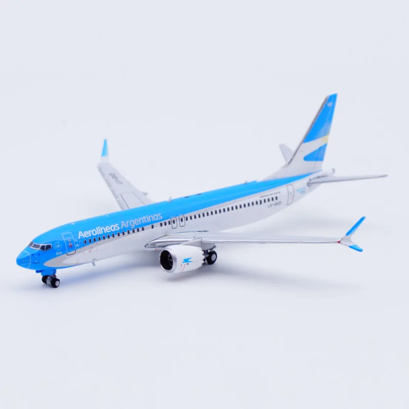 LH4198 Коллекционный самолет из сплава в подарок JC Wings 1:400 Aerolineas Argentinas SkyTeam Boeing B737 MAX 8