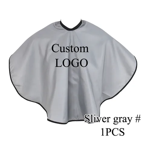 Накидка для волос с логотипом на заказ, чтобы сохранять волосы, легкая накидка для макияжа, накидка для защиты одежды, накидка для укладки волос