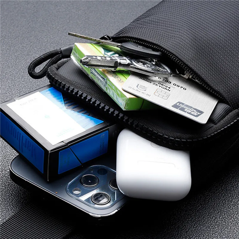 Повседневная мужская нагрудная сумка через плечо нейлоновая Водонепроницаемая