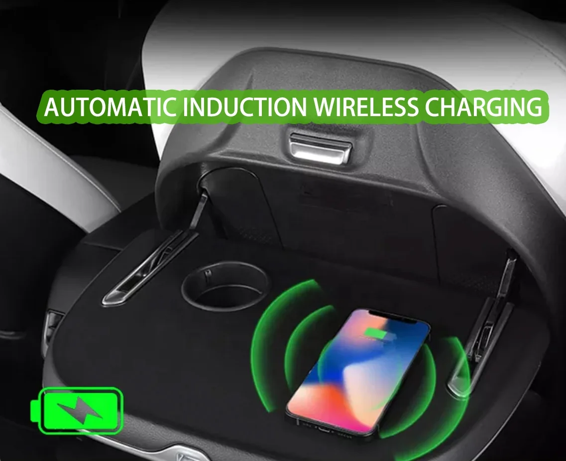 Многофункциональные складные столы для заднего сиденья Creease с беспроводным