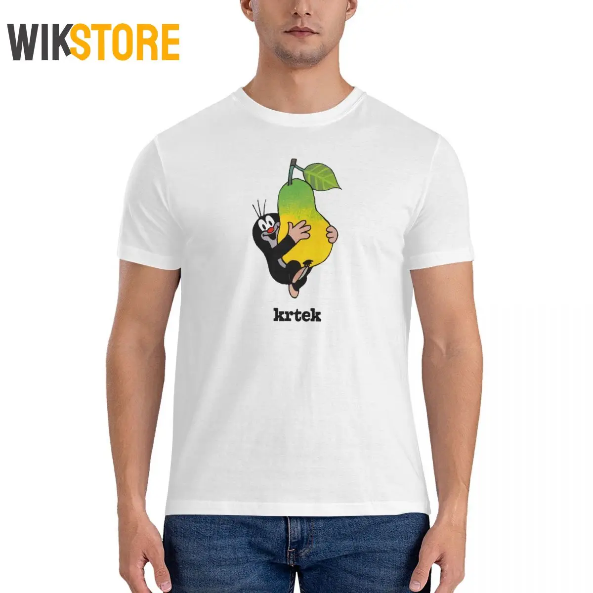 Футболка с коротким рукавом и круглым вырезом для мужчин женщин