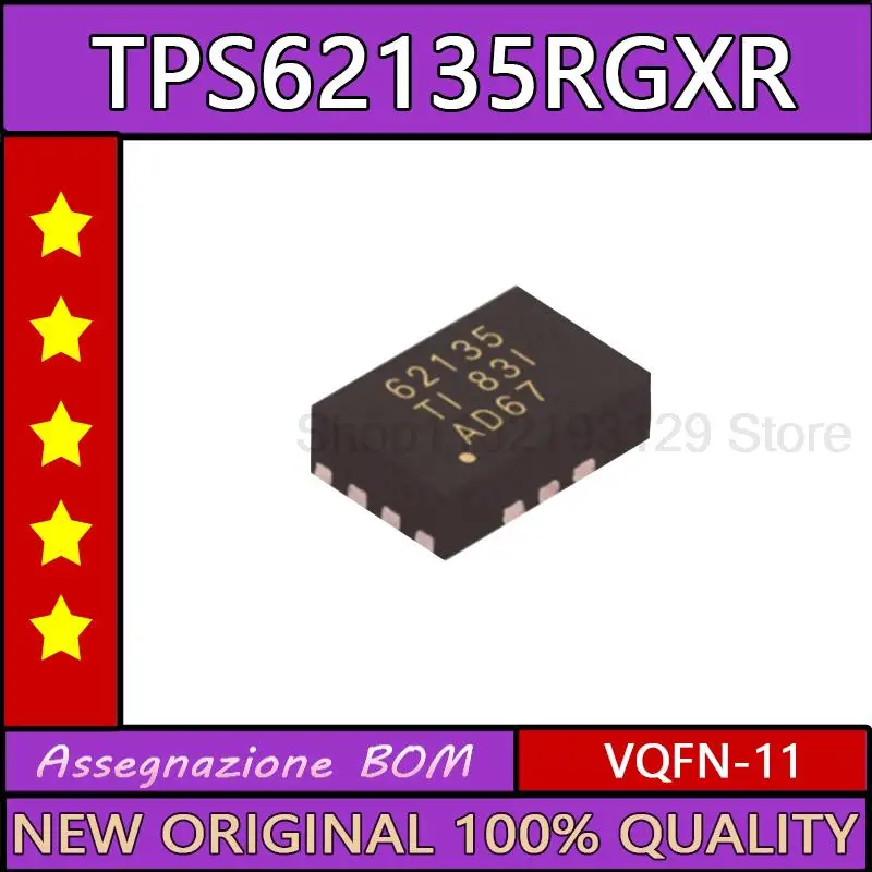 

TPS62135RGXR TPS62135 VQFN-11 New original ic chip In stock