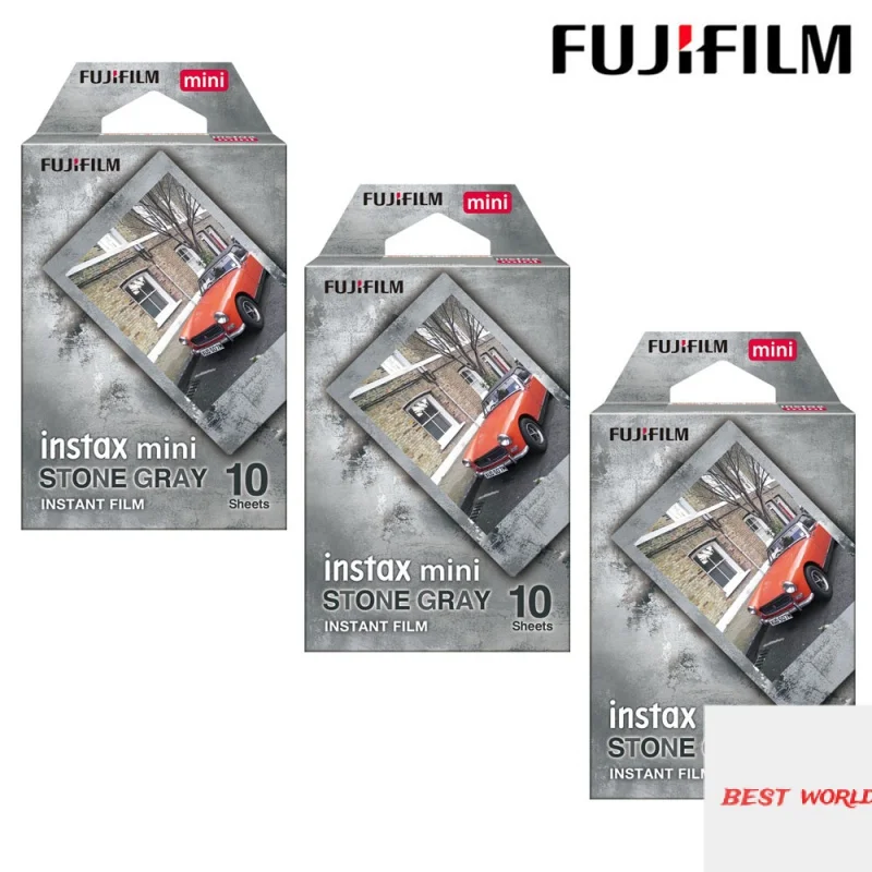 

Fujifilm Instax Mini Film Instax Mini 11 Stone Gray Design Film для Fuji Mini 11 8 9 7s 25 26 70 90 Instant Camera SP-1