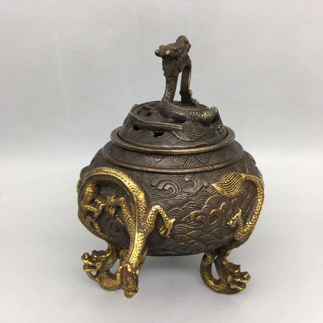 Металлический штатив курильница-дракон украшение для дома офиса культуры и