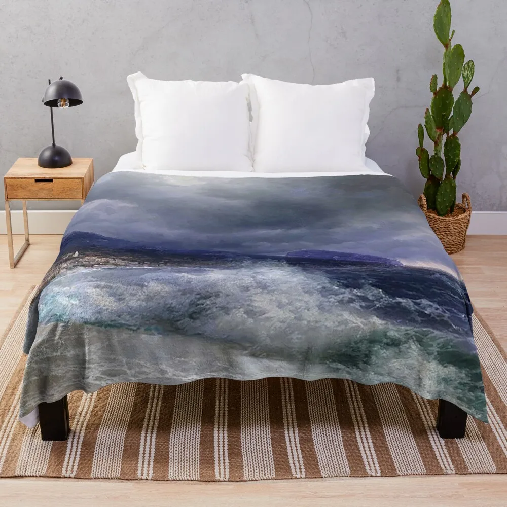 Ялта - Иван Айвазовский 1899. Плед Декоративные плед. Одеяла.