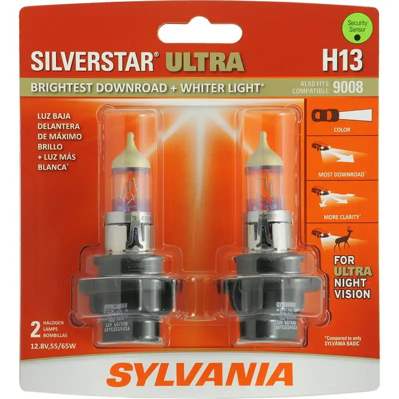 

SilverStar Ultra Halogen Headlight Bulb, Pack of 2