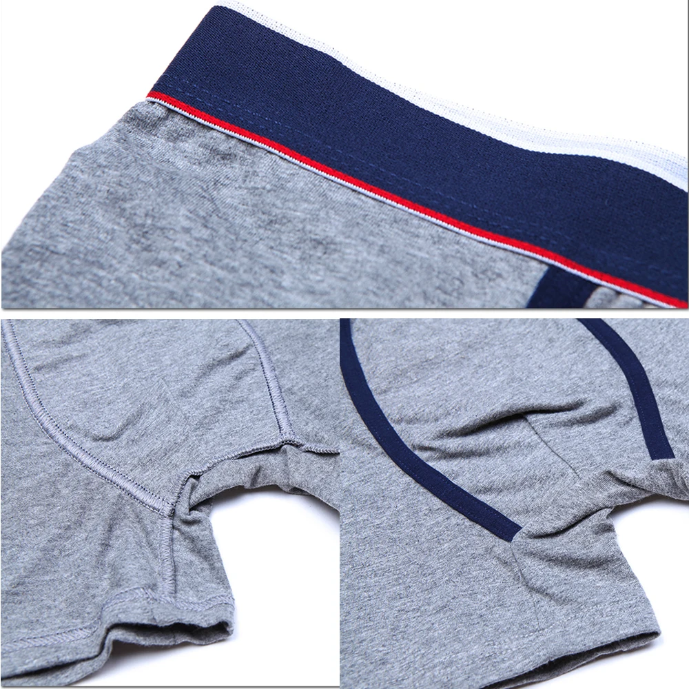 4Pcs Boxer For Man Undrewear Boxers Men's Panties Sexy Underwear Mens Intimate Shorts Cotton Male Underpants Pack Brand