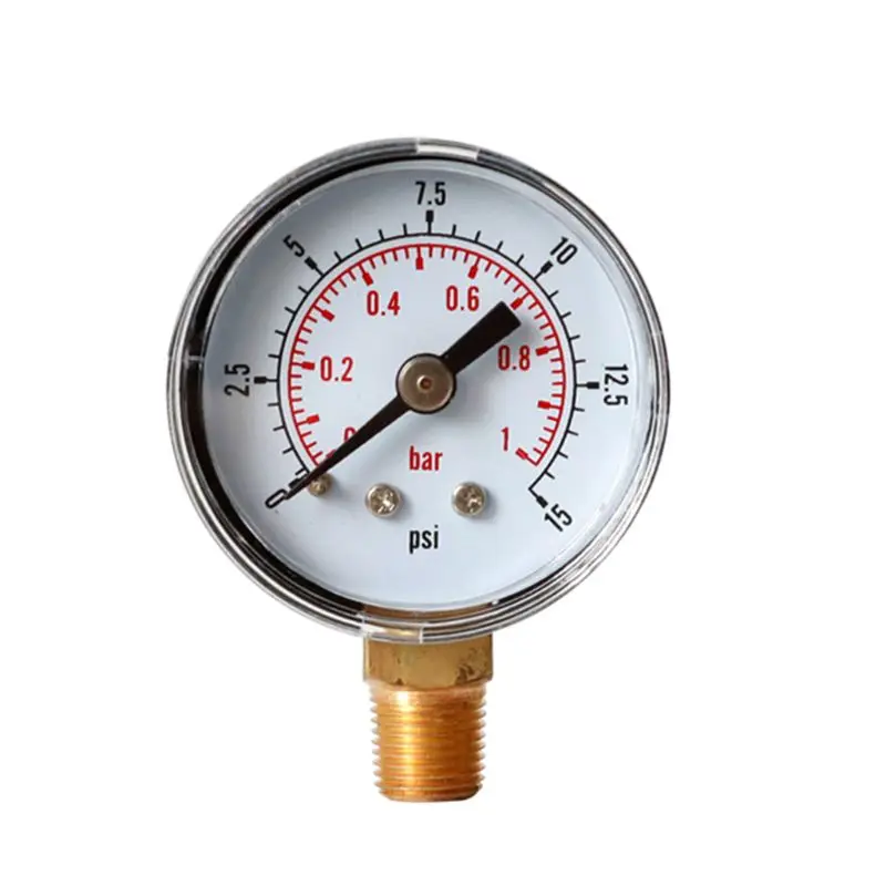 

Dial Type Pressure Gauge Bottom Mount 15/30/60/100/160 /200/300 & Bar Useful