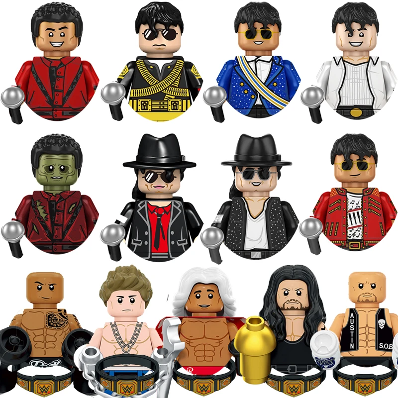 Фото Конструкторы Rock Star Mini Building Blocks TP504 TP510, модели персонажей, строительные блоки, игрушки для детей в подарок №1