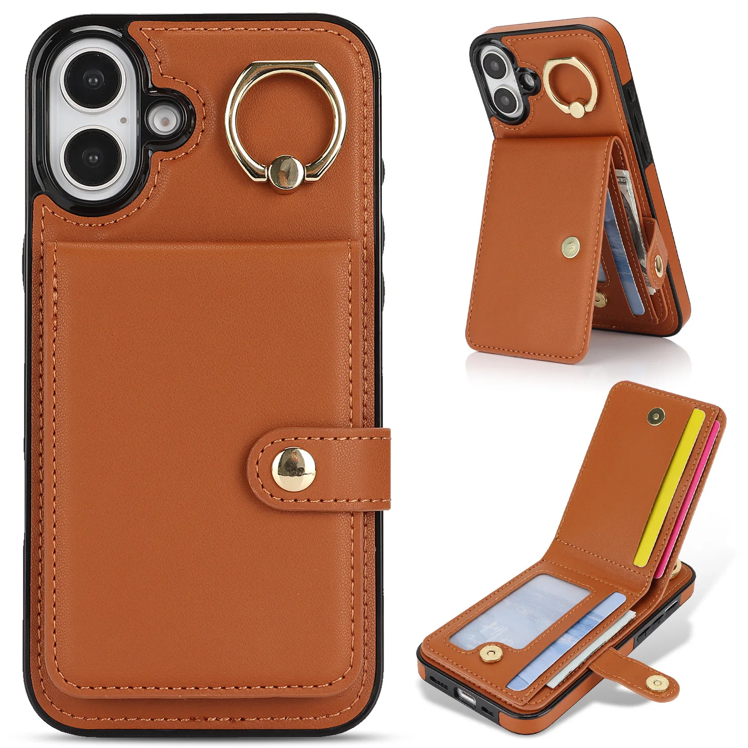 Чехол для iPhone 111615141312XXR Pro Max с кольцом, RFID-защитой и отделением для карт, противоударный, для iPhone 7 (art.: 3920da44a225a) - 3920da44a225a