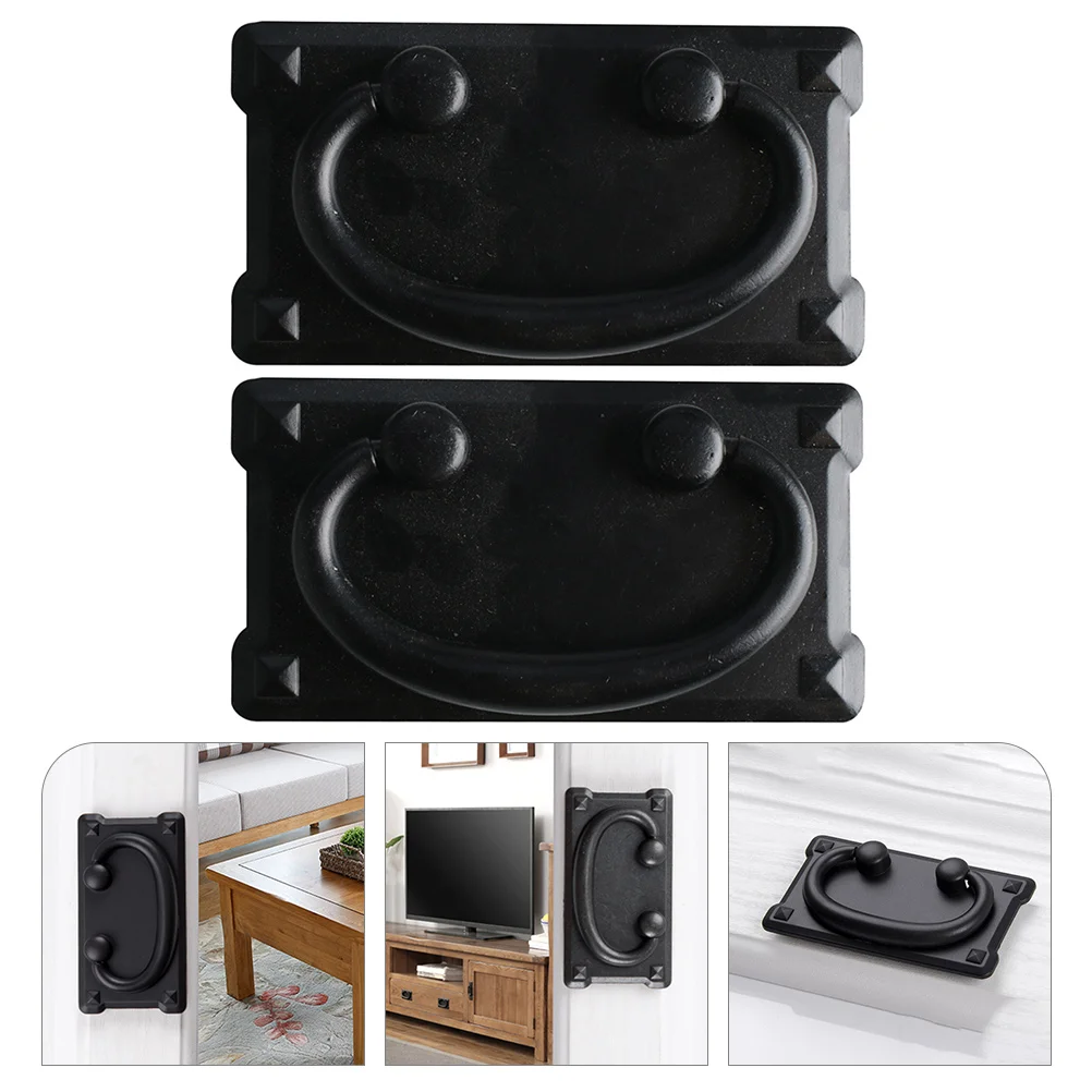 

2Pcs Vintage Drawer Ring Handles Cabinet Door Furniture Ring Handle
