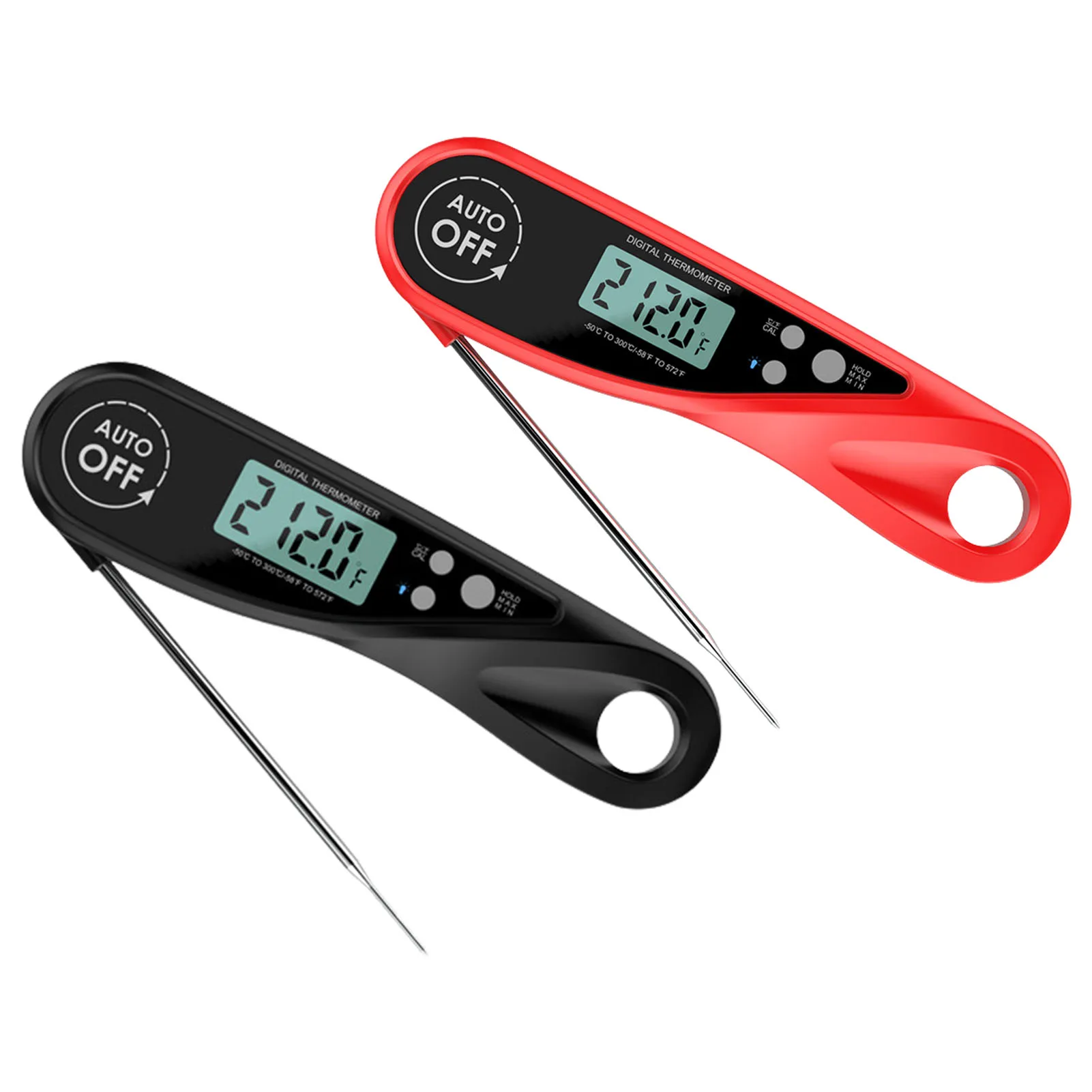 

Instant Read Meat Thermometer Best Waterproof Ultra Fast Digital Food Water Milk Thermometer for Outdoor Cooking BBQ and Kitchen