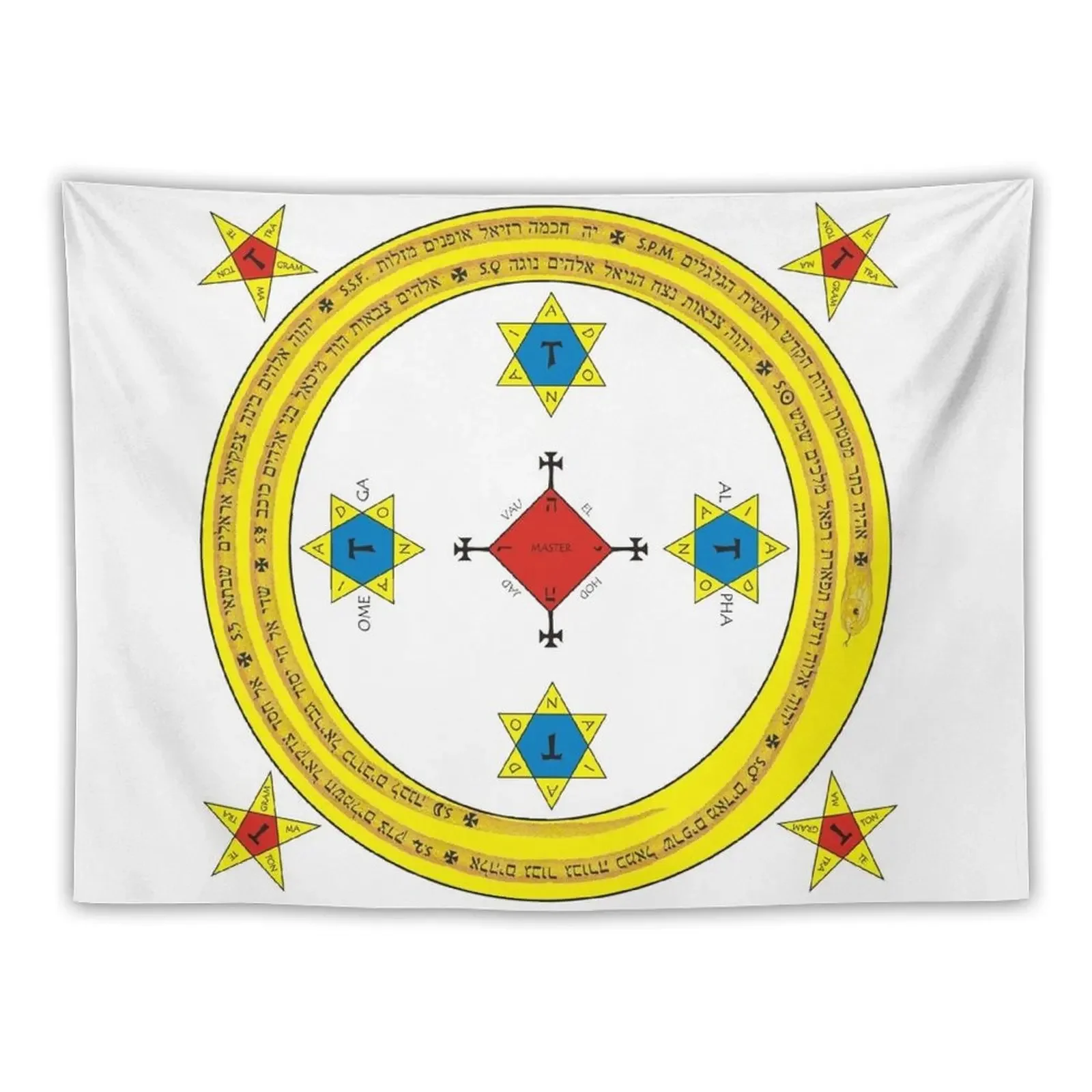 Goetia Circle — версия Mathers &amp Crowley полностью редкий и корректируемый гобелен декор