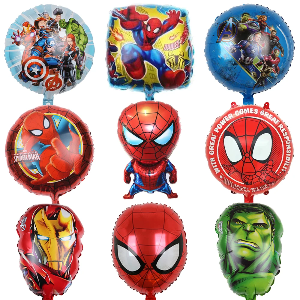 1Pc 18 Inch Cartoon Disney Avengers Kinder Spielzeug Aufblasbare Helium Folie Ballon Alles Gute Zum Geburtstag Baby Party Party Dekoration
