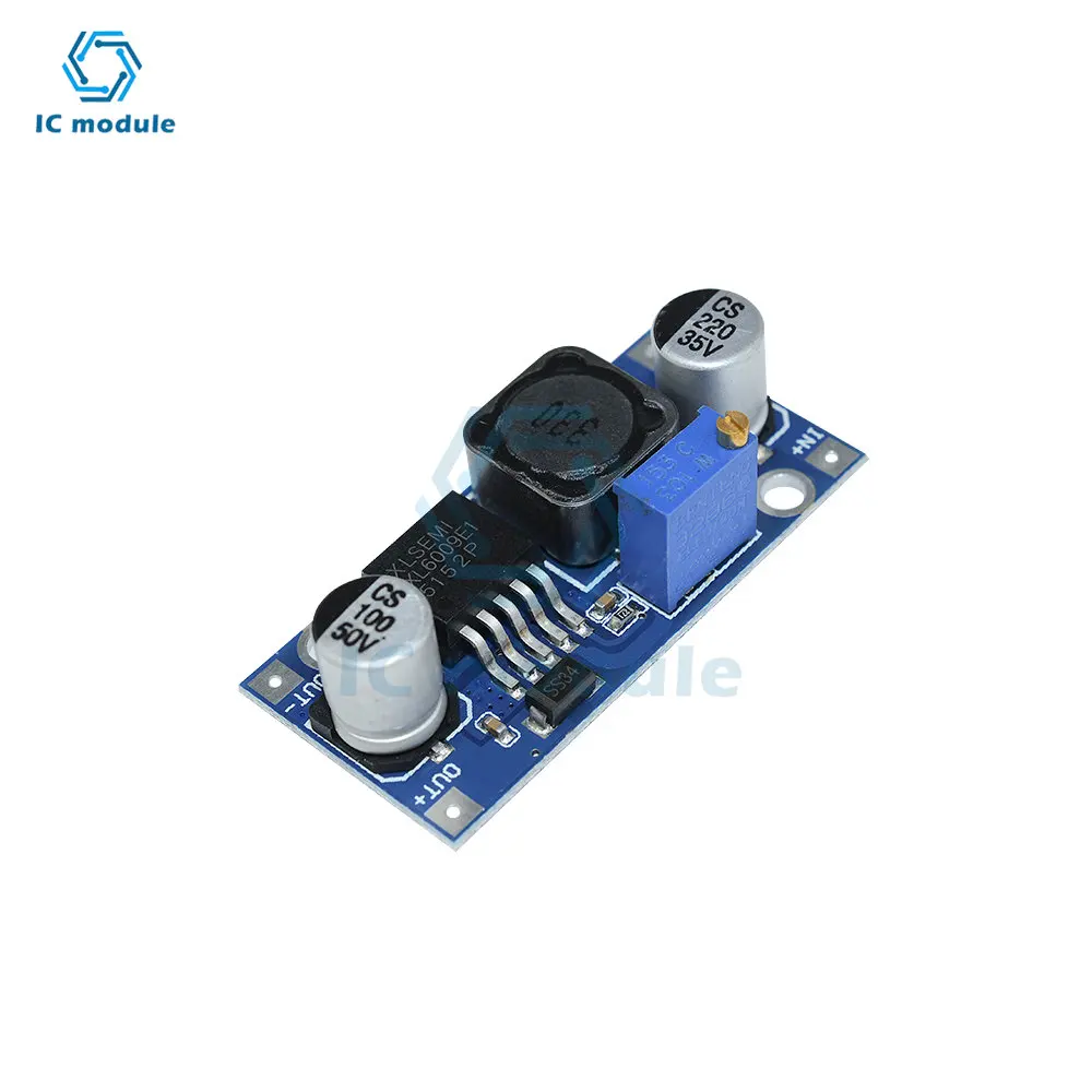 

XL6009 Non-isolated DC-DC 3-12V To DC 12-24V Adjustable Step-up Down Module Power Supply Boost Converter Module Replace LM2577