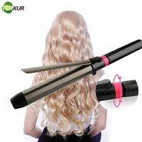 professional hair curler rotating curling iron wand with tourmaline ceramic anti scalding insulated tip waver maker styling tool