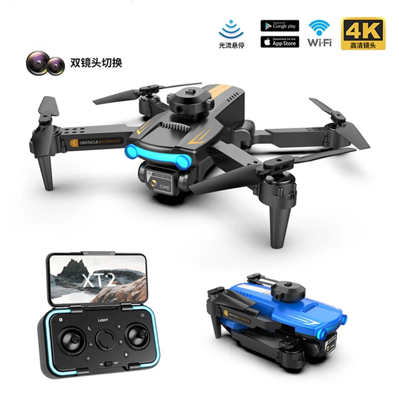 Купи 2022 New Mini Drone 4K Dual Camera Four Side Obstacle Avoidance Optical Flow Positioning Foldable Quadcopter Drone Toys за 1,997 рублей в магазине AliExpress