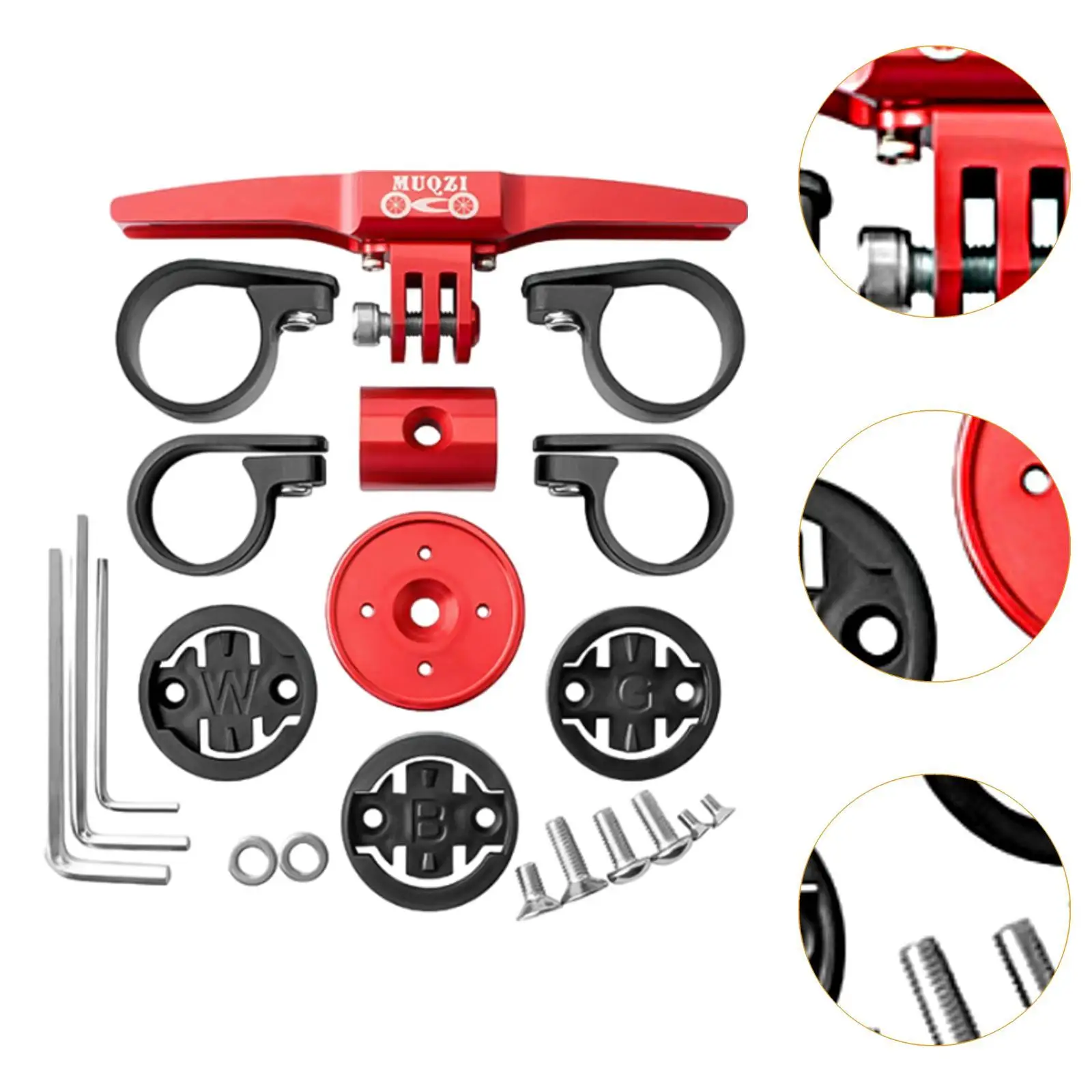 Черное крепление для компьютера или велосипеда