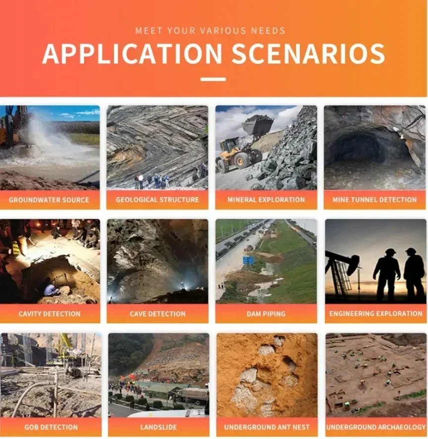 PQWT GT500A Детектор подземных вод 100 м 200 300 Поиск Оборудование геофизического осмотра