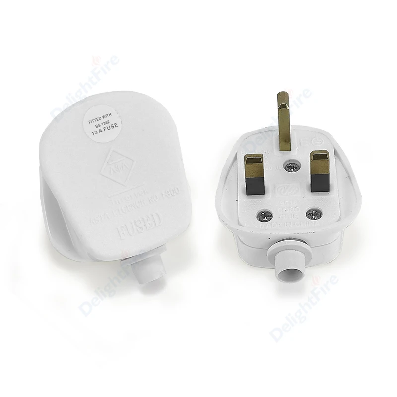 

UK Eletrical Socket 13A предохранитель замена AC Outlets Rewireable переходник штепсельная вилка Великобритания конвертер питания для силового удлинителя каб...