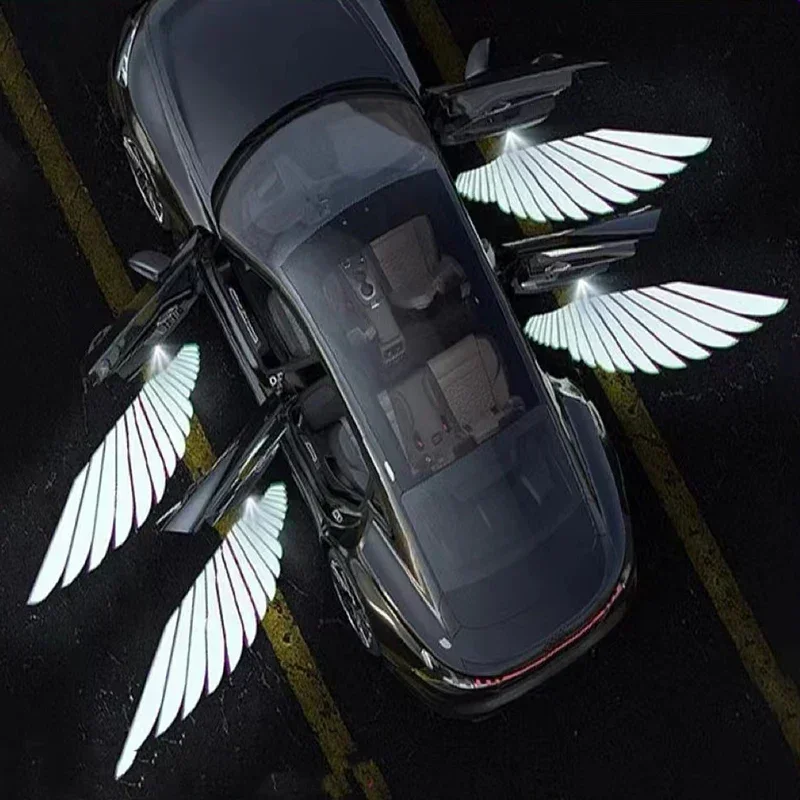 2 шт. светодиодный светильник для двери автомобиля проектор с логотипом