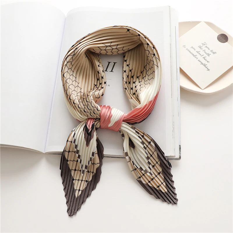 2022 шелковый шарф Женский дизайнерский шейный платок с принтом бандана женский