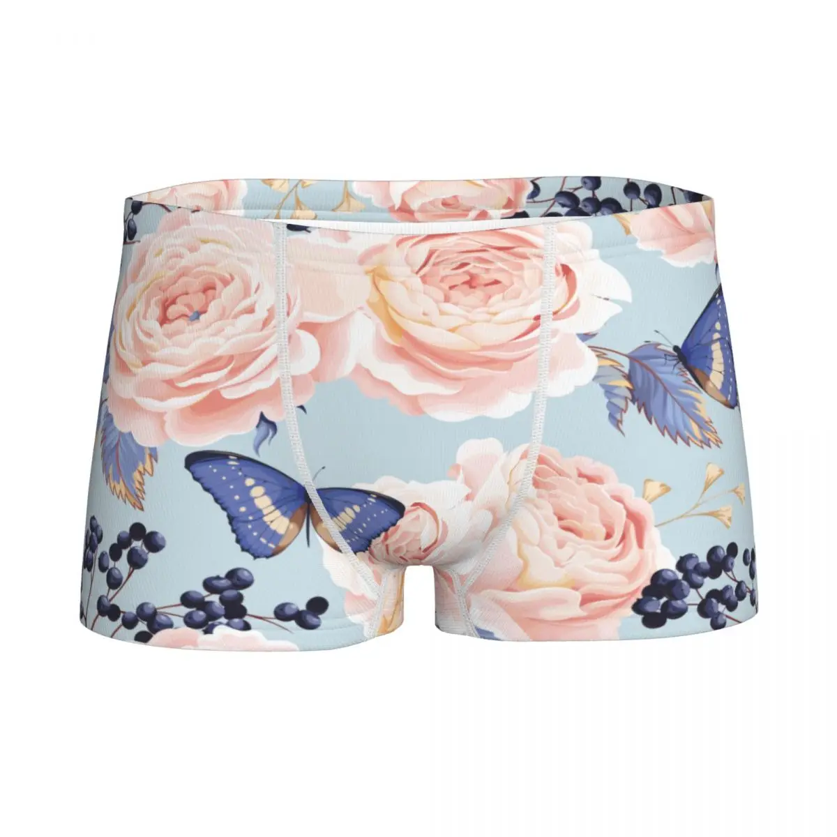 

Colorful Flowers And Butterflies Boys Underwear Children Kids Shorts Panties Soft Boxer Shorts Men Fashion Boxer Brief