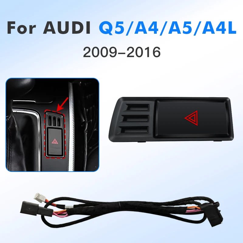 

Для Audi A4 A5 Q5 S5 B8 A4L 2009-2016 модификация кнопка аварийного освещения, переключатель аварийного освещения, кнопка сигнальной лампы