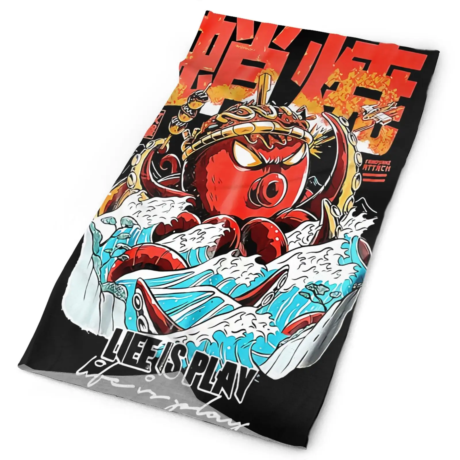 

2019 Oversized Octopus Japanese Style Men's Bandana Fishing Scarf Head Scarf Mask Ski Scarf Women Running Accessories Mask Ski