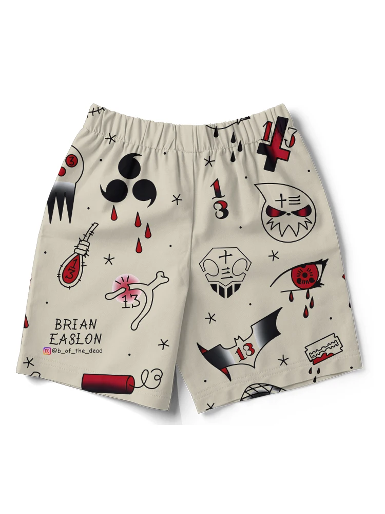 Шорты мужские пляжные в стиле ретро свободные удобные дышащие быстросохнущие