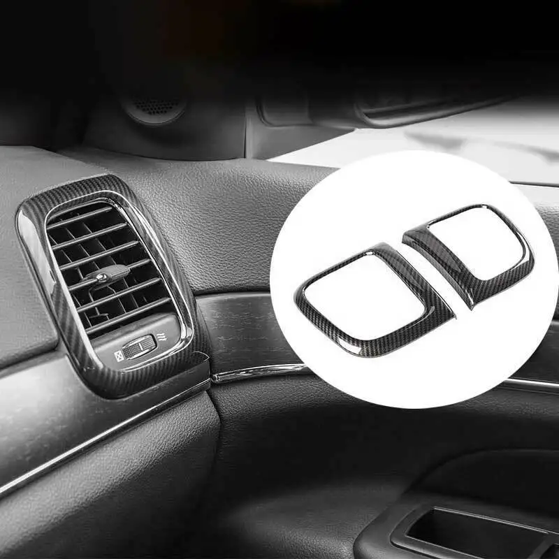 

Консоль L & R из углеродного волокна для Jeep Grand Cherokee 2011-2020, вентиляционная решетка