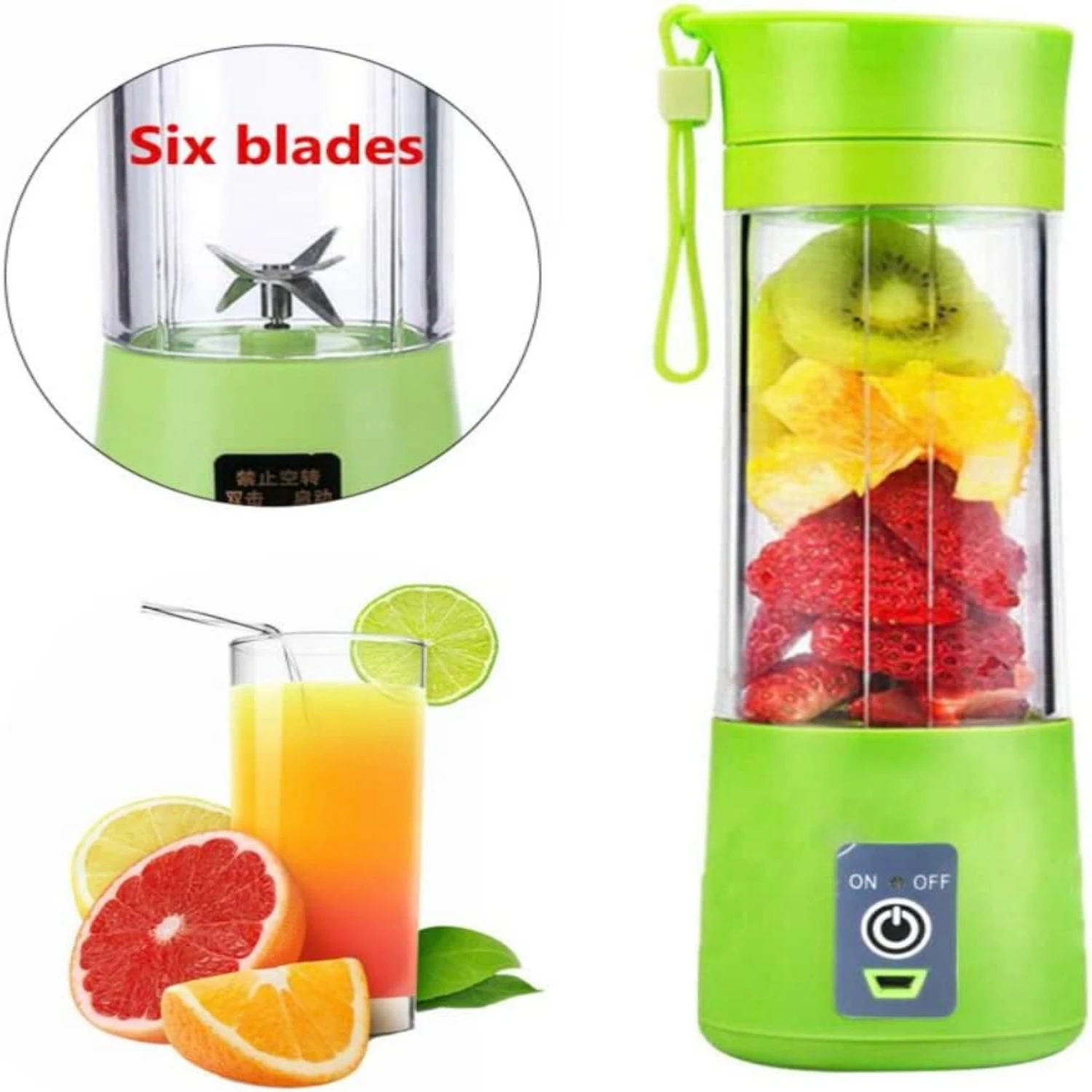 Перезаряжаемая мини-USB соковыжималка чашка-блендер миксер для фруктового сока на