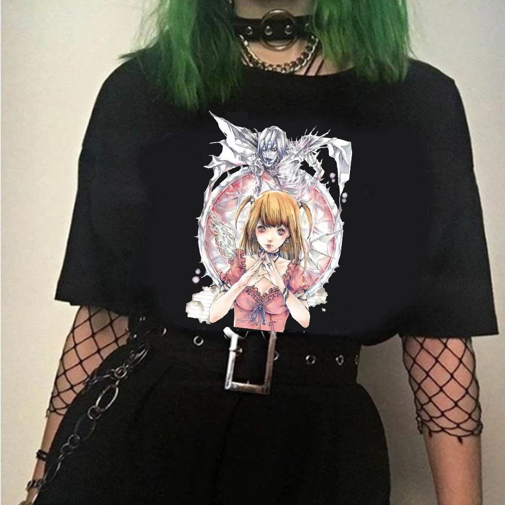 Anime Women T Shirt Tops Tees Misa Amane shirts for women Harajuku Tops fashion Short Sleeve Casual unisex Tshirt Clothes