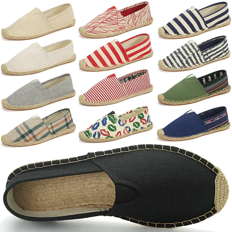 

Slip on Men Canvas Shoes Breathable Men's Casual Shoes Fashion Loafers Shoes Graffiti Espadrilles Women Footwear Unisex Flats