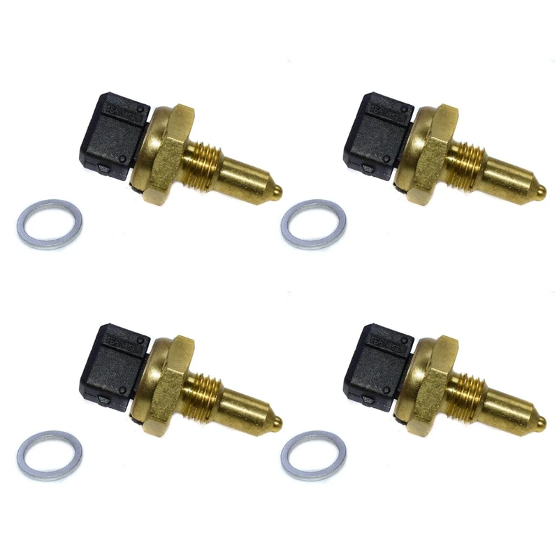 

4X Engine Coolant Water Temperature Sensor 13621433076 For 06-13 -BMW X5 335I E90 E92 E60