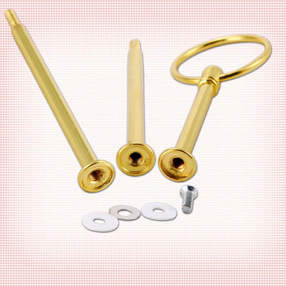 

3 Layers Cake Cupcake Plate Stand Fittings Holder Rod For Wedding Party Dessert Tray Fruits Desserts Dish Plates Stand Rod