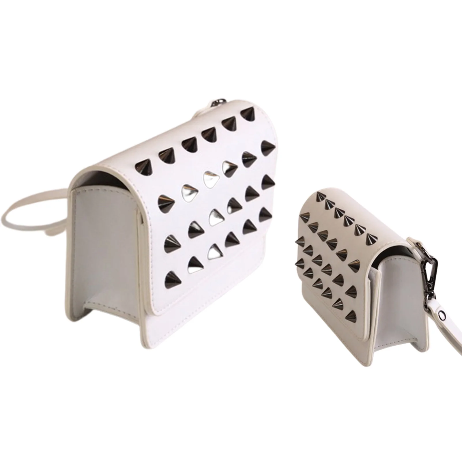 

Golf Bag Sports Supplies Storage Pouch Handbag Clutch Bag Fashion Rivet Trendy Bag For Golf Balls