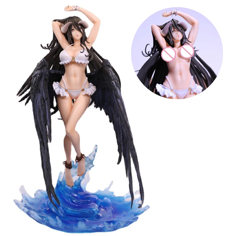 

32cm Overlord Albedo Sexy Anime Figure Albedo Swimsuit Ver. Action Figure F:NEX OVERLORD Albedo Yukata so-bin Figure Adult Toys